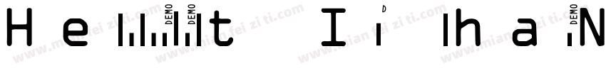 HelloFont ID ShaoNian字体转换